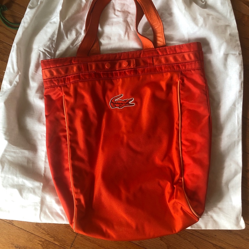 Orange Lacoste Bag